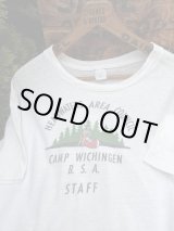 画像: BOY SCOUT "CAMP WICHINGEN🛶HEADWATERS AREA COUNCIL" 1950'S T-SHIRTS 