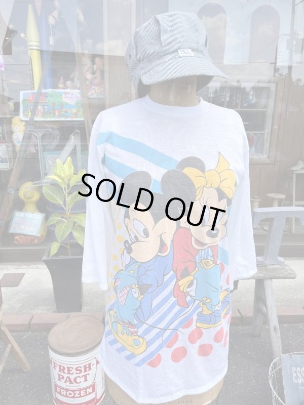 画像1: MICKEY🏰MINNIE MOUSE "MADE IN USA" VINTAGE T-SHIRTS