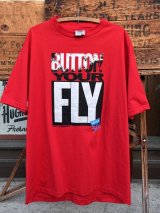 画像: LEVI'S BUUTTON YOUR FLY 501 RED "MADE IN USA" D.STOCK T-SHIRTS #1