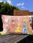 画像1: SESAME STREET "APARTMENT" VINTAGE PILLOW CASE