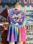 画像1: MICKEY(ᵔᴥᵔ)MINNIE "MADE IN USA" VINTAGE KIDS TIE DYE DRESS