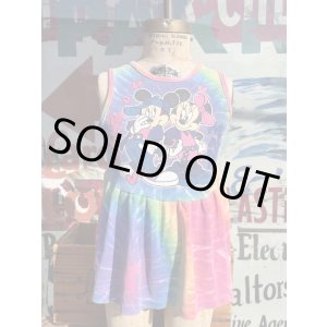 画像: MICKEY(ᵔᴥᵔ)MINNIE "MADE IN USA" VINTAGE KIDS TIE DYE DRESS