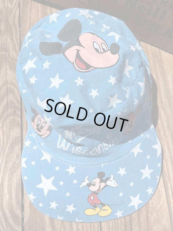 画像1: DSINEY "MICKEY WISCONSIN" KIDS VINTAGE CAP 