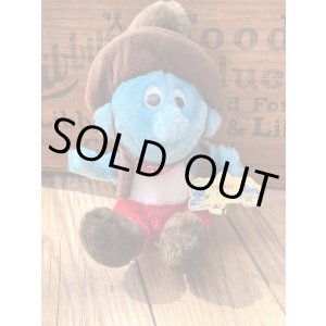 画像: SMURF "COWBOY" 1980'S  PLUSH DOLL