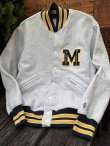 画像1: UNIVERSITY OF MICHIGAN WOLVERINES FELCO "MADE IN USA"  SWEAT JACKET