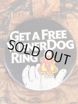 画像: WIENERSCHNITZEL "WIENER DOG RING" PIN BACK BUTTON 