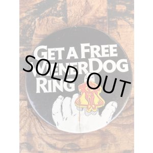 画像: WIENERSCHNITZEL "WIENER DOG RING" PIN BACK BUTTON 