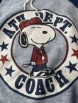 画像2: PEANUTS “COACH SNOOPY” KIDS VINTAGE SWEAT PARKA