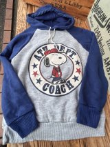 画像: PEANUTS “COACH SNOOPY” KIDS VINTAGE SWEAT PARKA