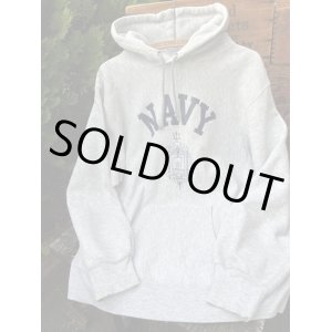 画像: US NAVAL ACADEMY "MADE IN USA"  1990'S "X-LARGE" PRO WEAVE SWEAT PARKA