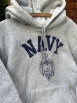 画像2: US NAVAL ACADEMY "MADE IN USA"  1990'S "LARGE" PRO WEAVE SWEAT PARKA