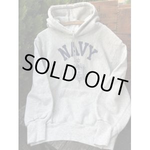 画像: US NAVAL ACADEMY "MADE IN USA"  1990'S "LARGE" PRO WEAVE SWEAT PARKA