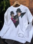 画像1:  LAUREL AND HARDY "MADE IN USA" HAND PAINTED BY "STEPHEN WEBB" SWEAT SHIRTS