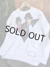 画像:  LAUREL AND HARDY "MADE IN USA" HAND PAINTED BY "STEPHEN WEBB" SWEAT SHIRTS