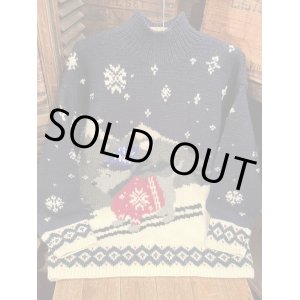 画像: RALPH LAUREN "EXCLUSIVE HAND KNIT FOR LAUREN" USED SWEATER