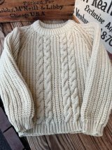 画像: ROUND TOWER "MADE IN IRELAND" KIDS VINTAGE FISHERMAN SWEATER