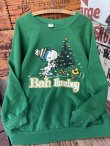 画像1: PEANUTS "BAH HUMBUG!!" "MADE IN USA" OLD SWEAT SHIRTS