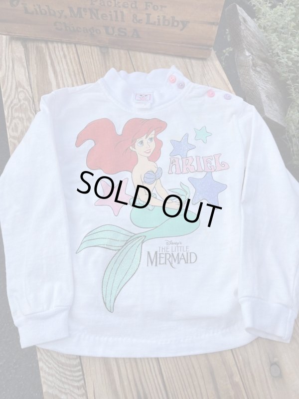 画像1: THE LITTLE MERMAID "MADE IN USA"KIDS VINTAGE LONG SLEEVE T-SHIRTS