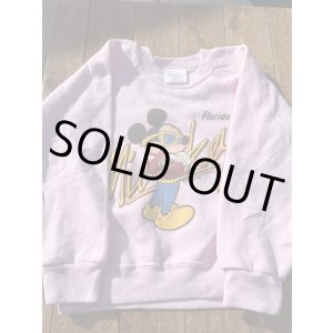 画像: MICKEY MOUSE "MADE IN USA" KIDS VINTAGE D.STOCK SWEAT SHIRTS
