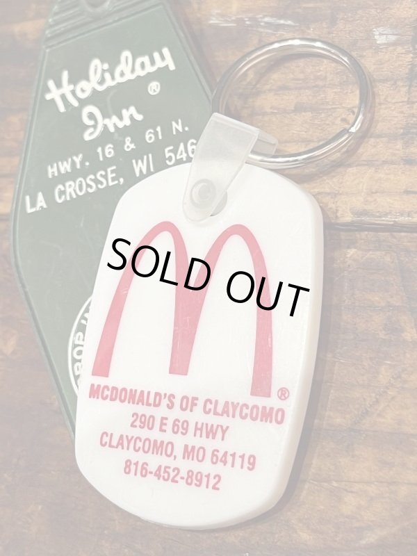 画像1: McDonald's "CLAYCOMO,MO" OLD KEYCHAIN