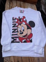 画像: MINNIE MOUSE "MADE IN USA" KIDS VINTAGE SWEAT SHIRTS 