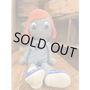画像: LEVI'S "BIG E" 1970'S RED HAIR”26" DENIM RAG DOLL