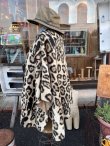 画像7: LEOPARD FAKE FUR VINTAGE PONCHO COAT