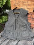 画像4: WOOL 1950'S HUNTING VEST 