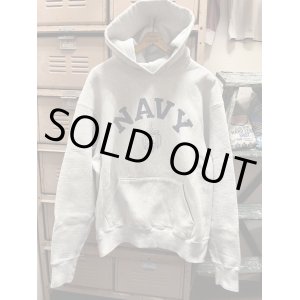 画像: US NAVAL ACADEMY "MADE IN USA" 1990'S  COTTON EXCHANGE SWEAT PARKA