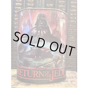 画像: STAR WARS "RETURN OF THE JEDI" "MADE IN USA" VINTAGE METAL TRASH CAN