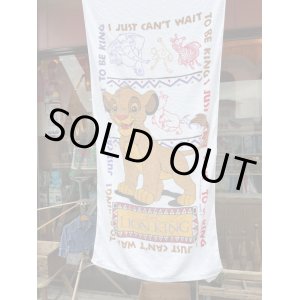 画像: LION KING 1990'S BEACH TOWEL  