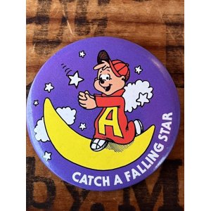 画像: ALVIN "CATCH A FALLING STAR" 1983'S BUTTON PIN
