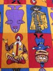 画像8: McDonald's "RONALD, GRIMACE, 🍔,HAMBERGLAR" USED PILLOW CASE 