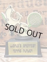 画像: PEANUTS 1970'S "WORLD'S GREATEST TENNIS PLAYER" TROPHY 