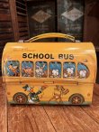 画像3: DISNEY "SCHOOL BUS" 1960'S LUNCH BOX WITH THERMOS