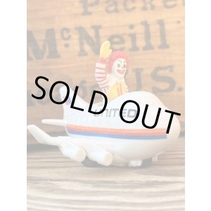 画像: McDonald's × UNITED AIRLINES " 1990'S Ronald McDonald" WHITE AIRPLANE