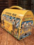 画像1: DISNEY "SCHOOL BUS" 1960'S LUNCH BOX WITH THERMOS