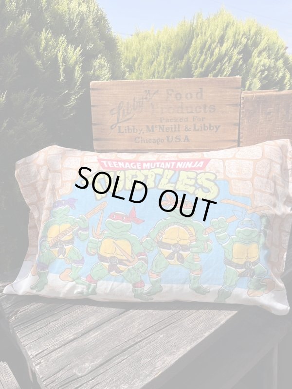 画像1: TURTLES "MADE IN USA" VINTAGE PILLOW CASE