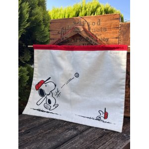 画像: PEANUTS VINTAGE WALL HANGING FABRIC🚩