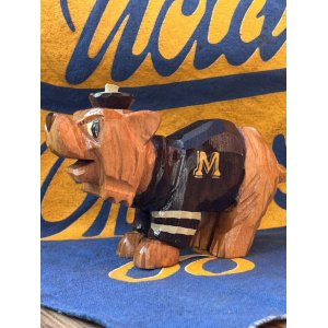 画像: ANRI "UNIVERSITY OF MONTANA" 1950'S "MADE IN ITALY" WOOD CARVING