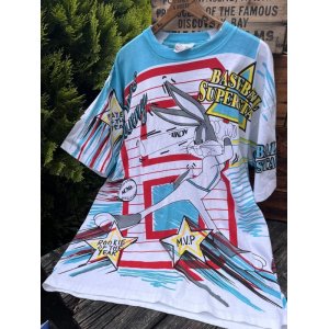 画像: BUGS BUNNY "BASEBALL🏟SUPER STAR" 1993'S T-SHIRTS