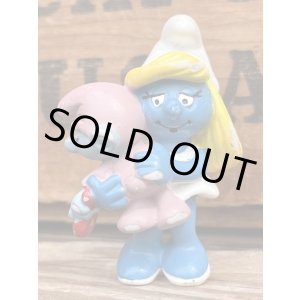 画像: SMURF ”SMURFETTE & BABY" 1980'S PVC FIGURE