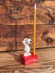 画像14: SNOOPY"EVERYBODY LOVES A WINNER" VINTAGE CERAMIC PEN HOLDER FIGURE