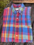 画像1: GITMAN "MADE IN USA" INDIAN MADRAS B.D.SHIRTS