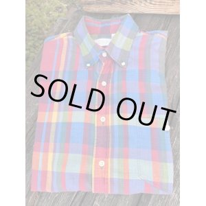 画像: GITMAN "MADE IN USA" INDIAN MADRAS B.D.SHIRTS