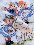 画像1: RAGGEDY ANN & ANDY VINTAGE TWIN FLAT SHEETS