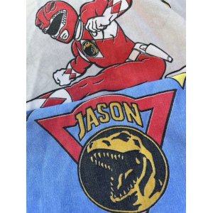 画像: POWER RANGERS "MADE IN USA" VINTAGE TWIN FLAT SHEETS