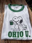 画像1: CHAMPION "PEANUTS🌲OHIO UNIVERSITY" "MADE IN USA" 19８0'S T-SHIRTS