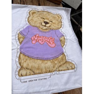 画像: SHIRT TALES "HAGGABLE(ᵔᴥᵔ)BEAR" 1980'S D.STOCK PILLOW DOLL KIT FABRIC