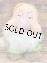 画像: THE SEVEN DWARFS "SLEEPY" VINTAGE PLUSH DOLL